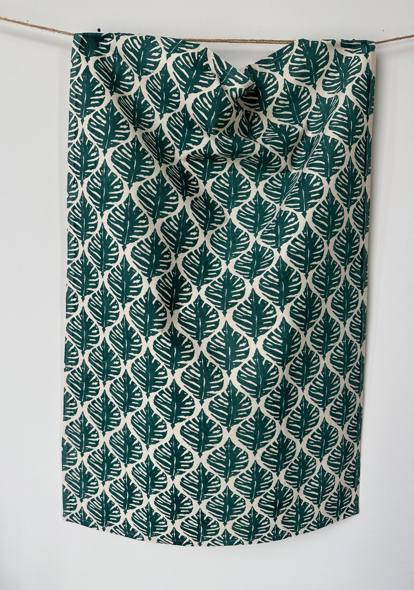 Tea Towels - Green Leaf