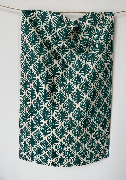 Tea Towels - Green Leaf