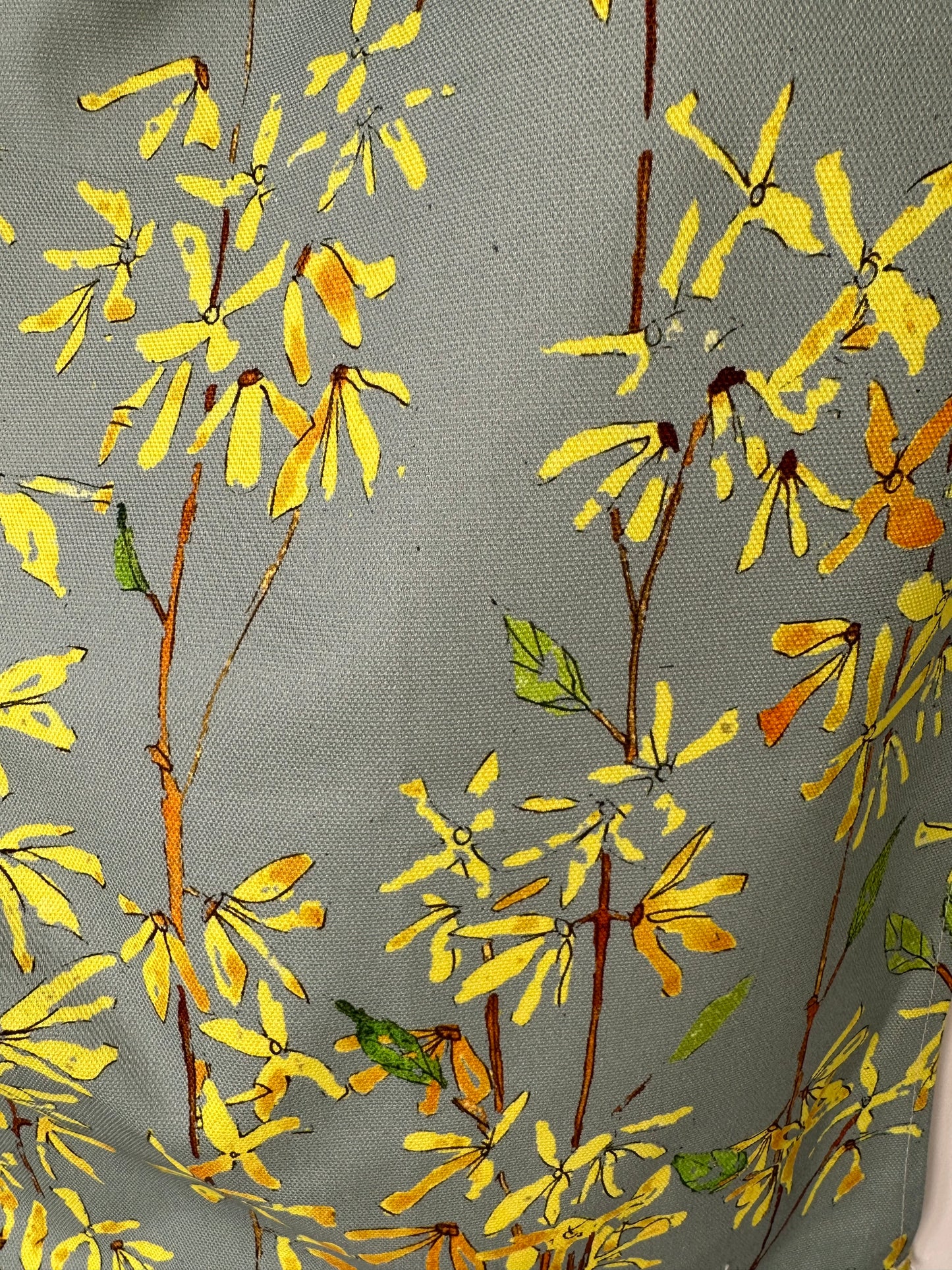 Forsythia Botanical - Handcrafted Cotton Tea Towel
