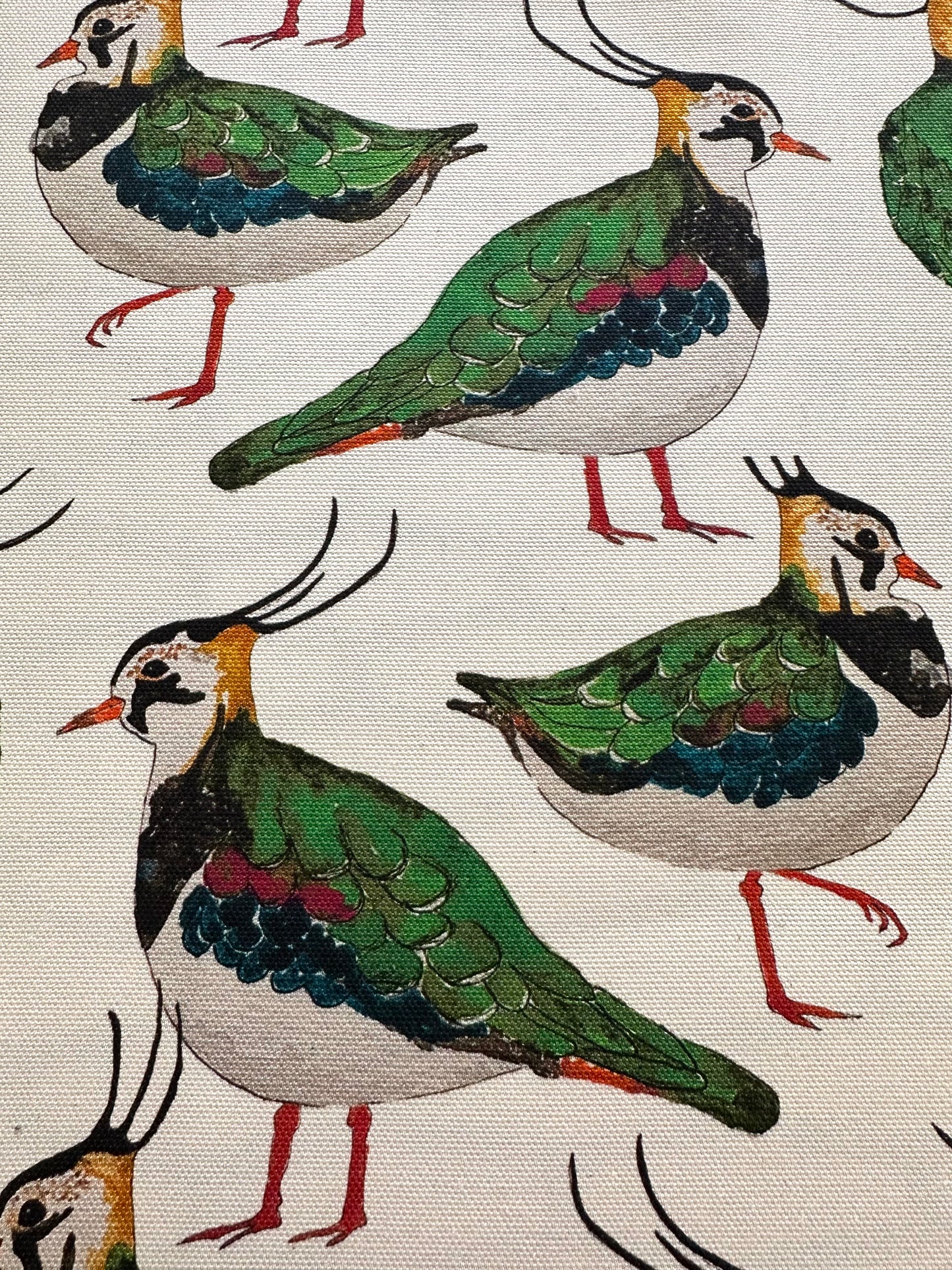 Lapwing Tea Towel - British Wildlife Kitchen Decor - Bird Lover Gift