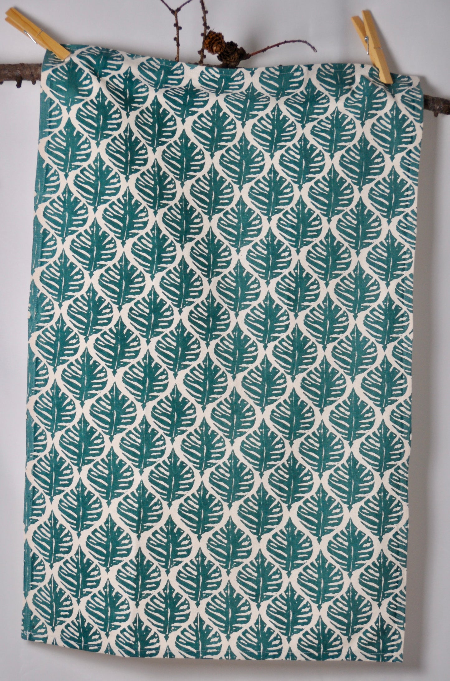 Botanical Trellis - Handcrafted Cotton Tea Towel