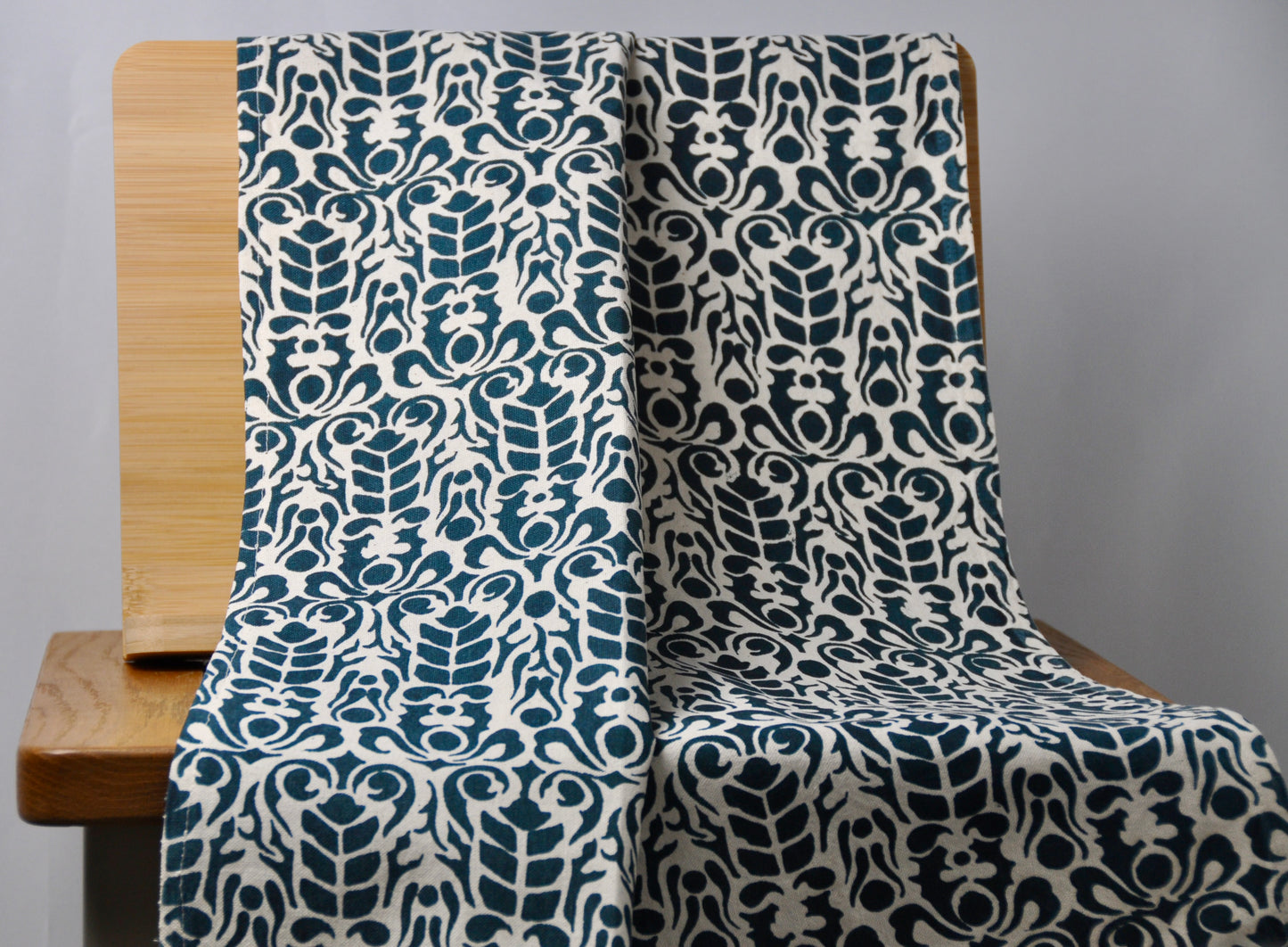 Verdant Rhythm - Handcrafted Cotton Tea Towel