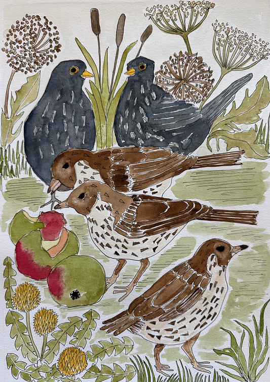 Autumnal Feast Greeting Card
