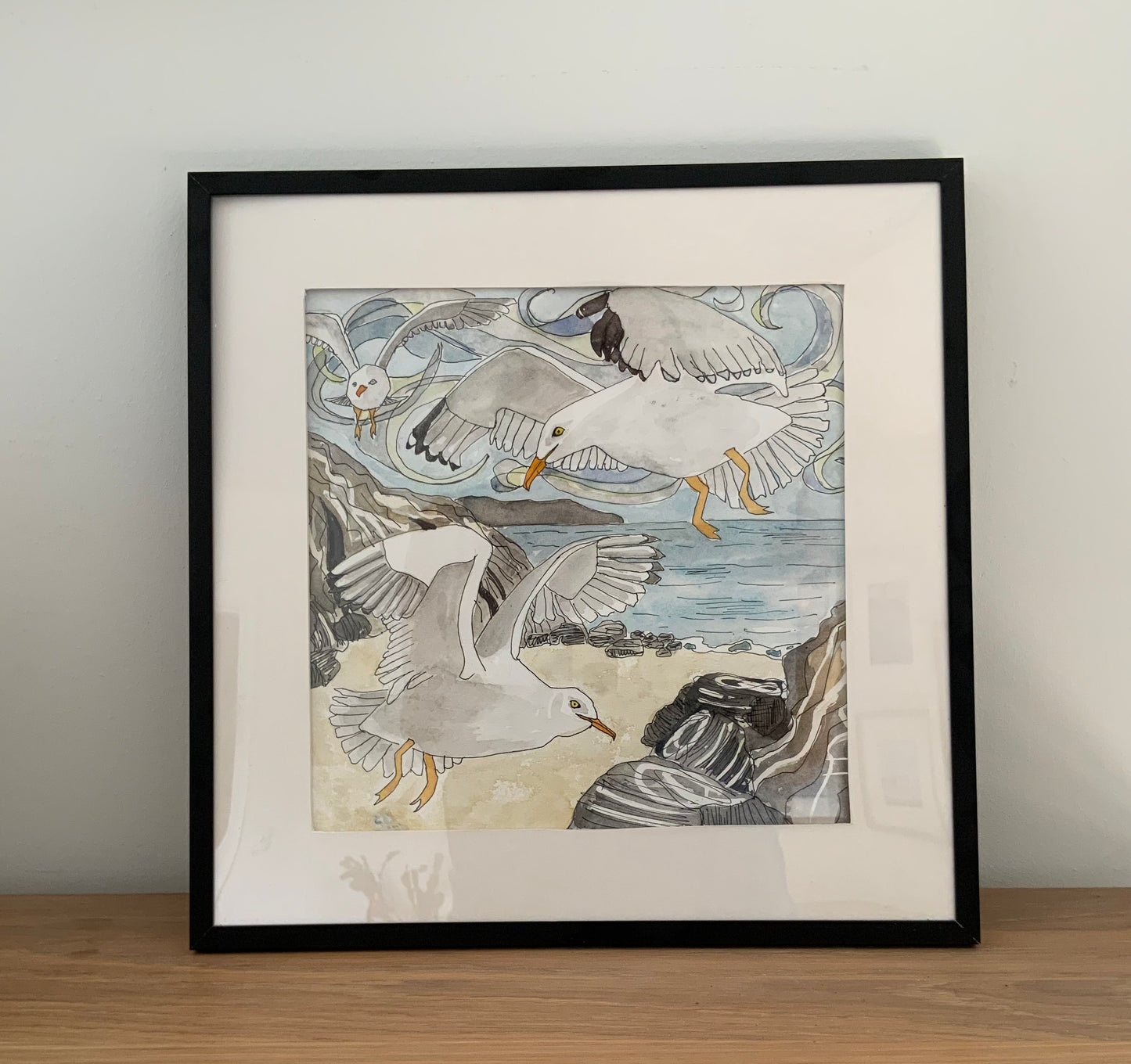 Cornish Flight - Cornish Gull Print