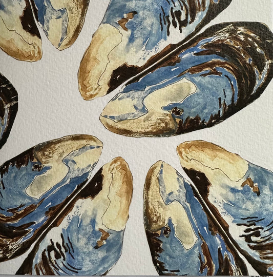 Mussel Greeting Card