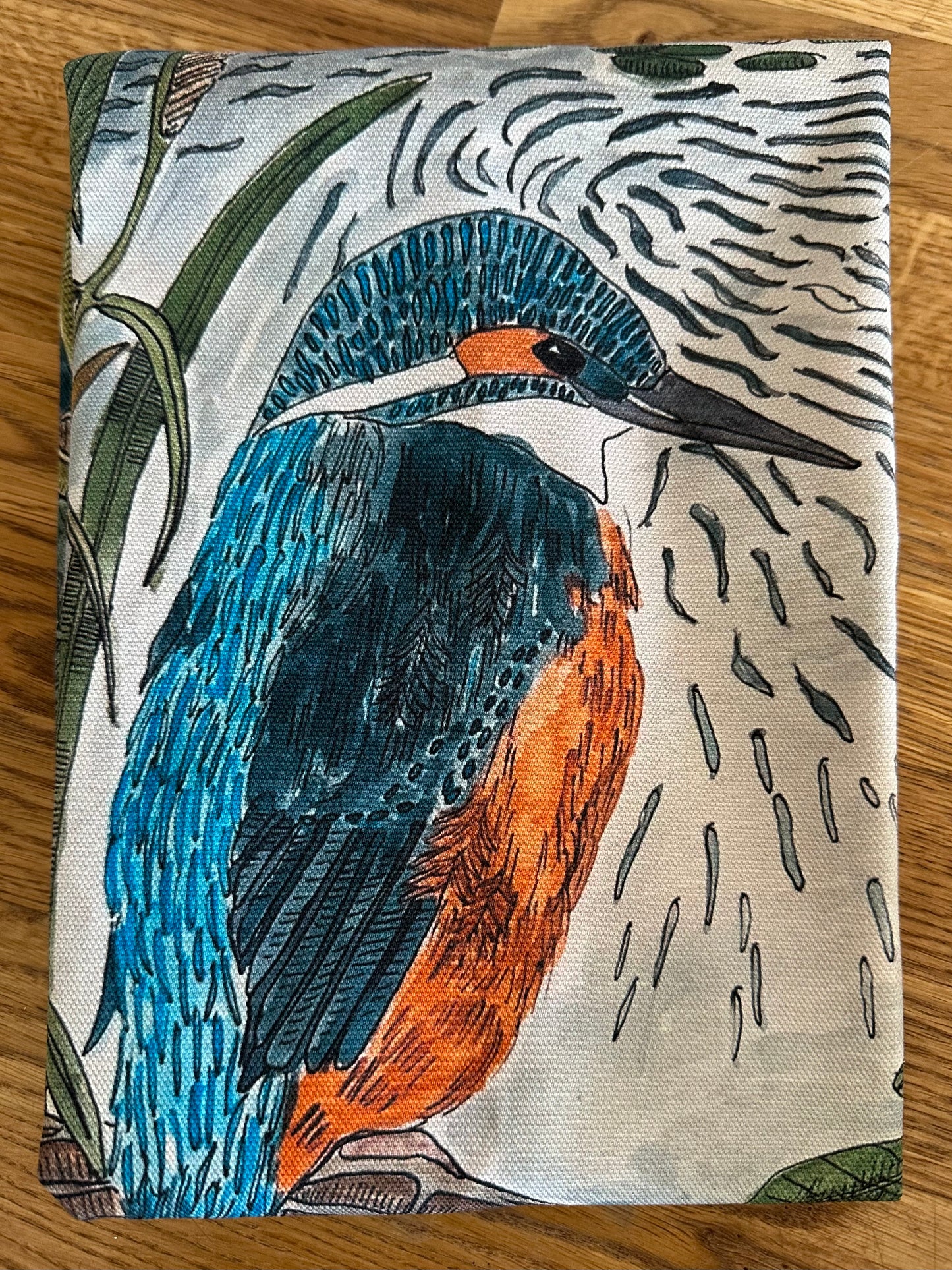 Kingfisher Tea Towel