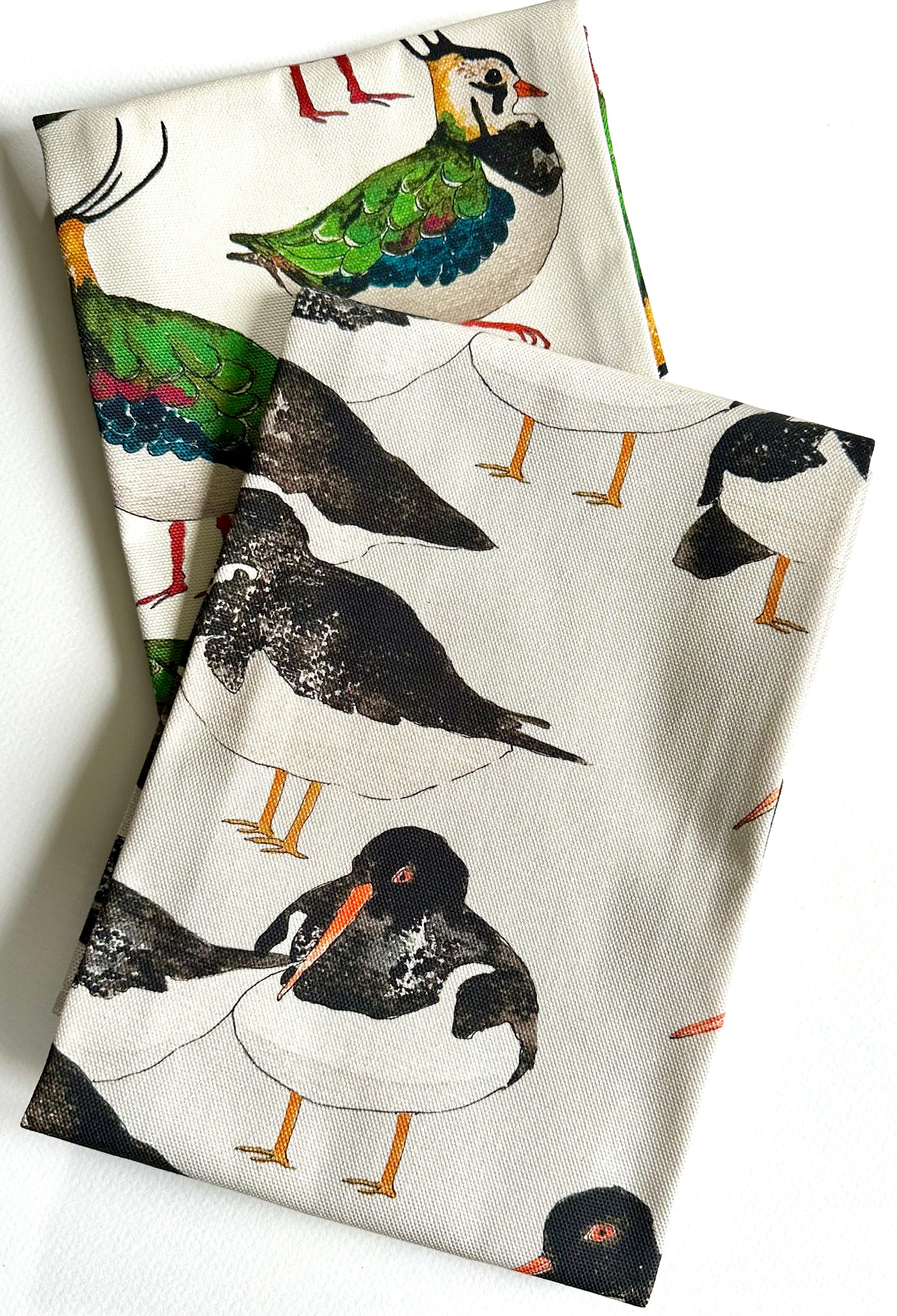 Lapwing and Oystercatcher Tea Towel Bundle