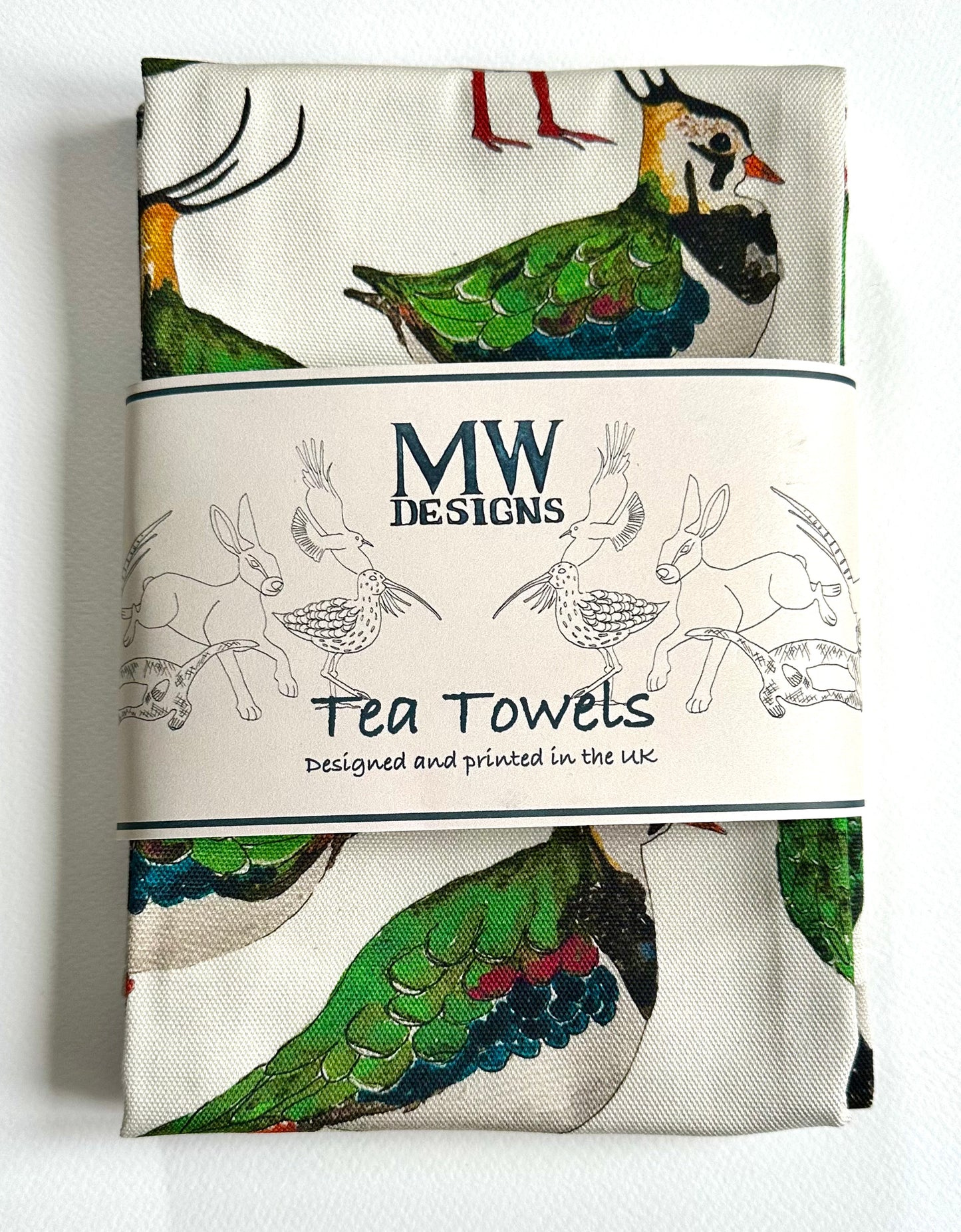 Lapwing and Oystercatcher Tea Towel Bundle