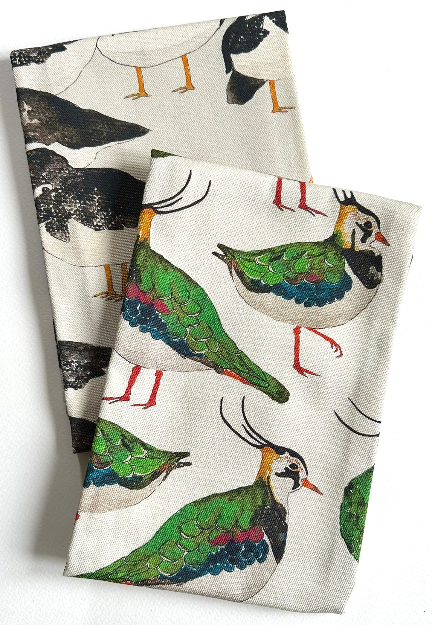 Lapwing and Oystercatcher Tea Towel Bundle