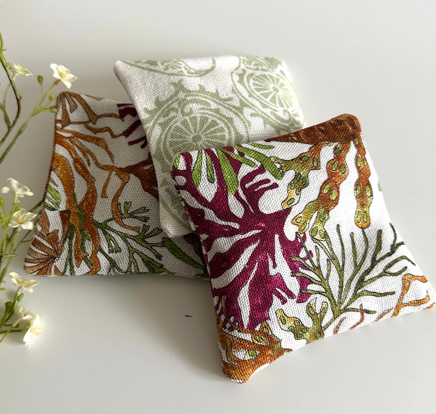 Lavender Sachets - Set of Three Multi