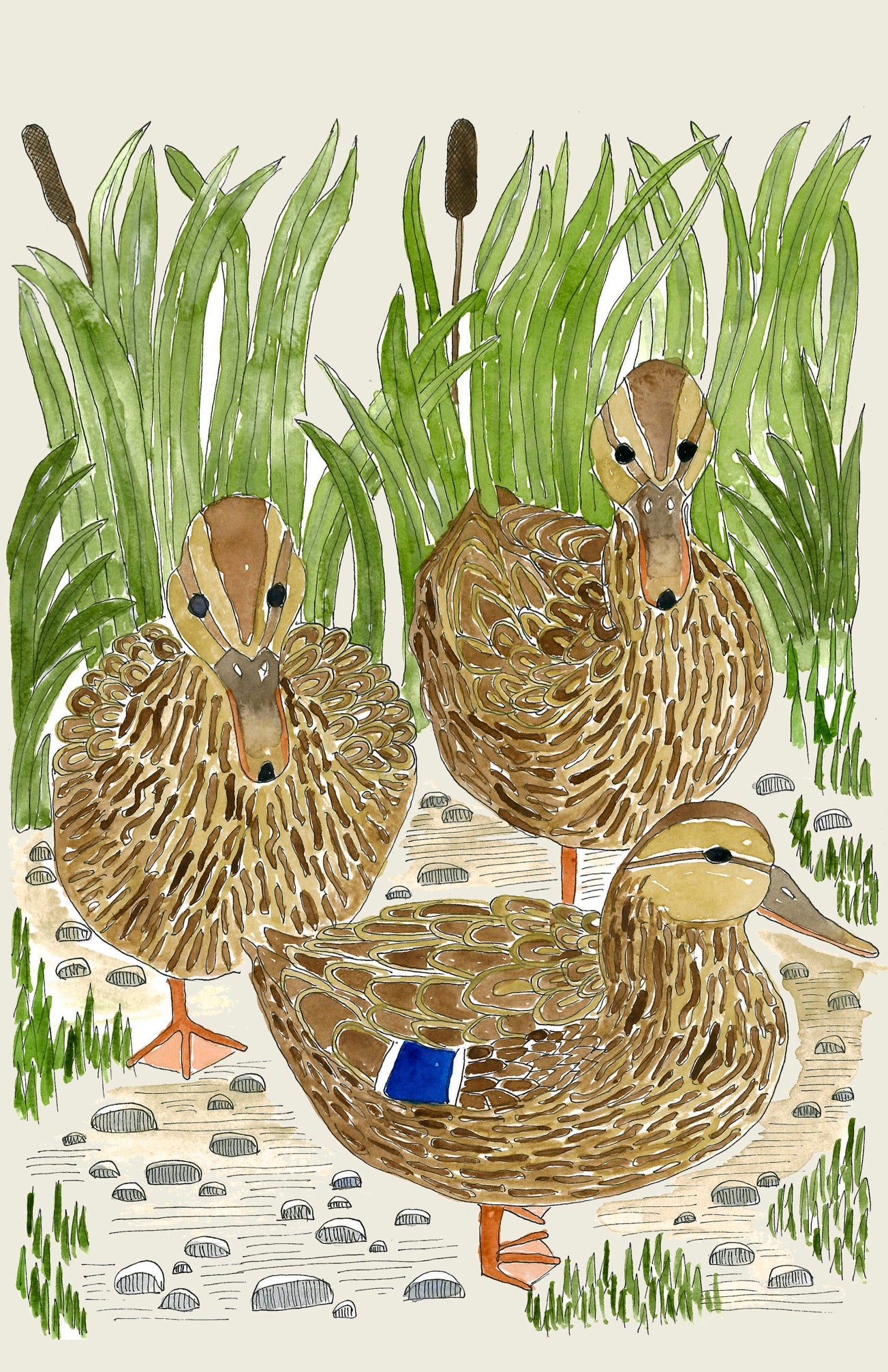 The Girls Tea Towel