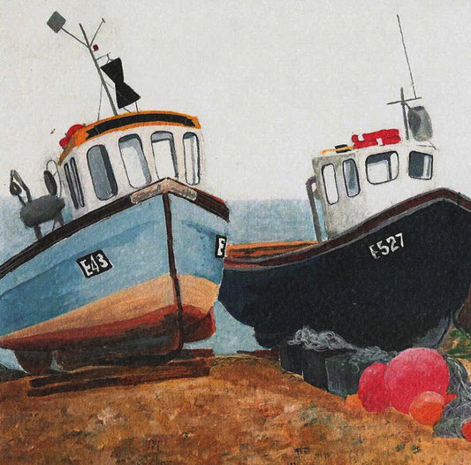 Beer Boats Greeting Card