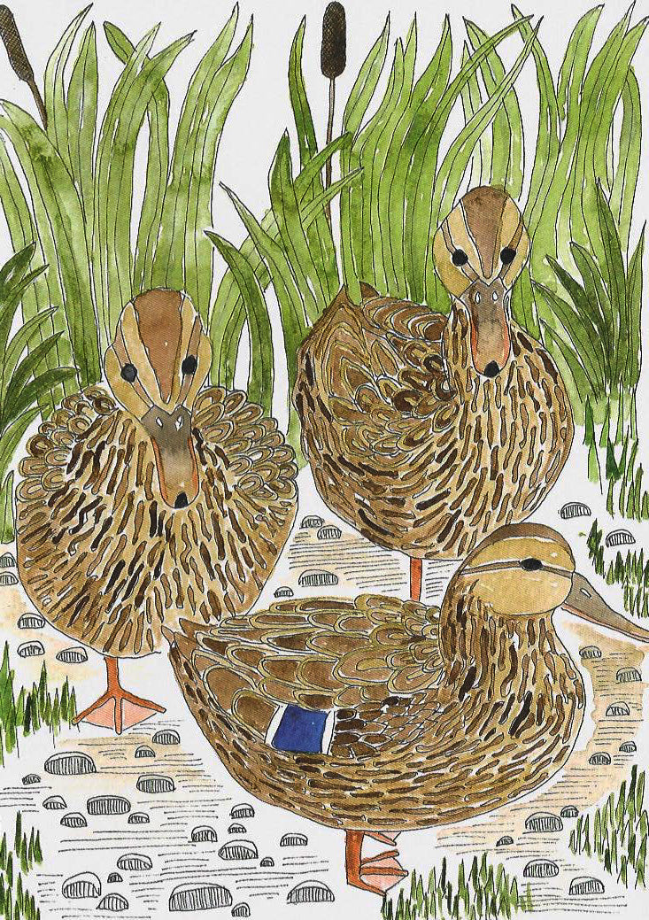The Girls Greeting Card