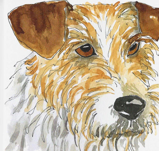 Terrier Greeting Card